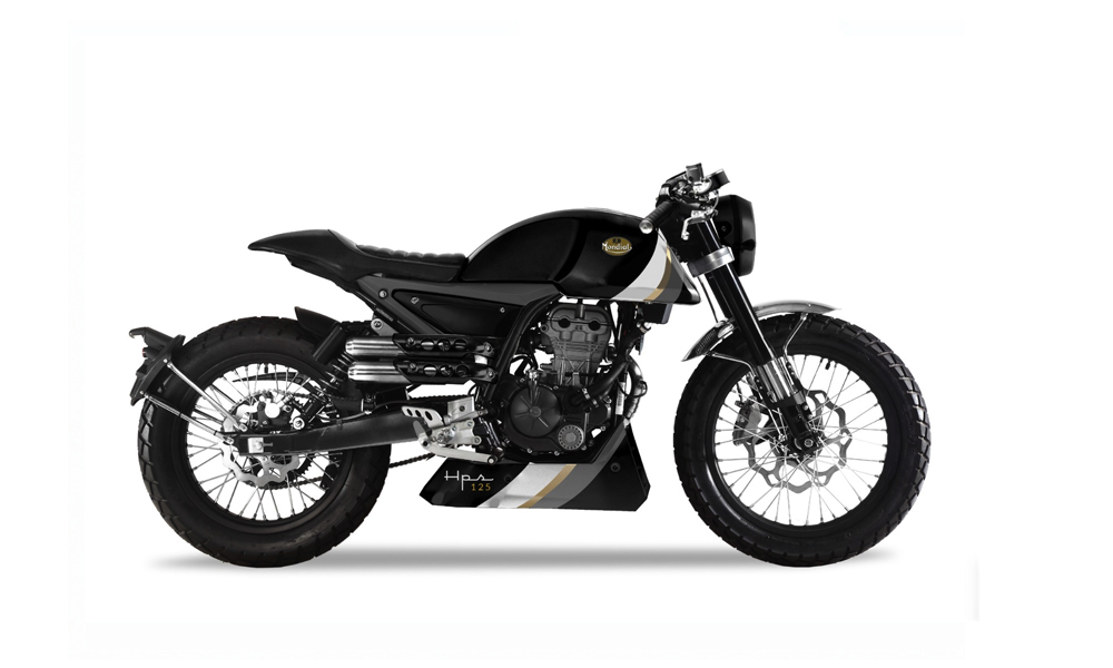 HPS 125 - FB Mondial - Hipster - Black- Retro - Vintage Motorcycle